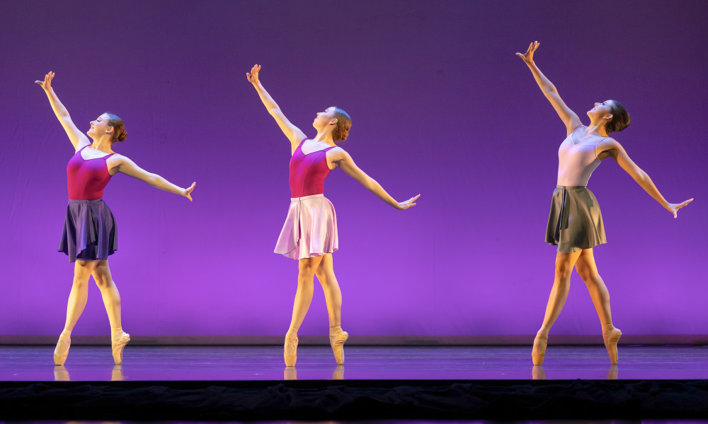 Three ballet dancers