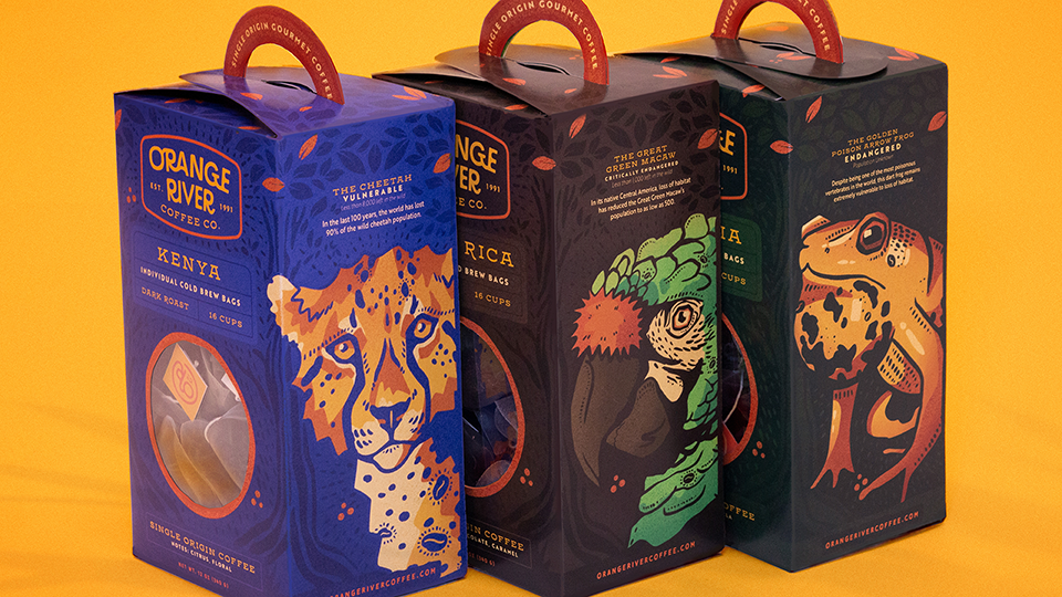 Orange River Coffee packaging