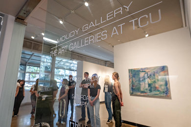 Front entry to the Moudy Gallery