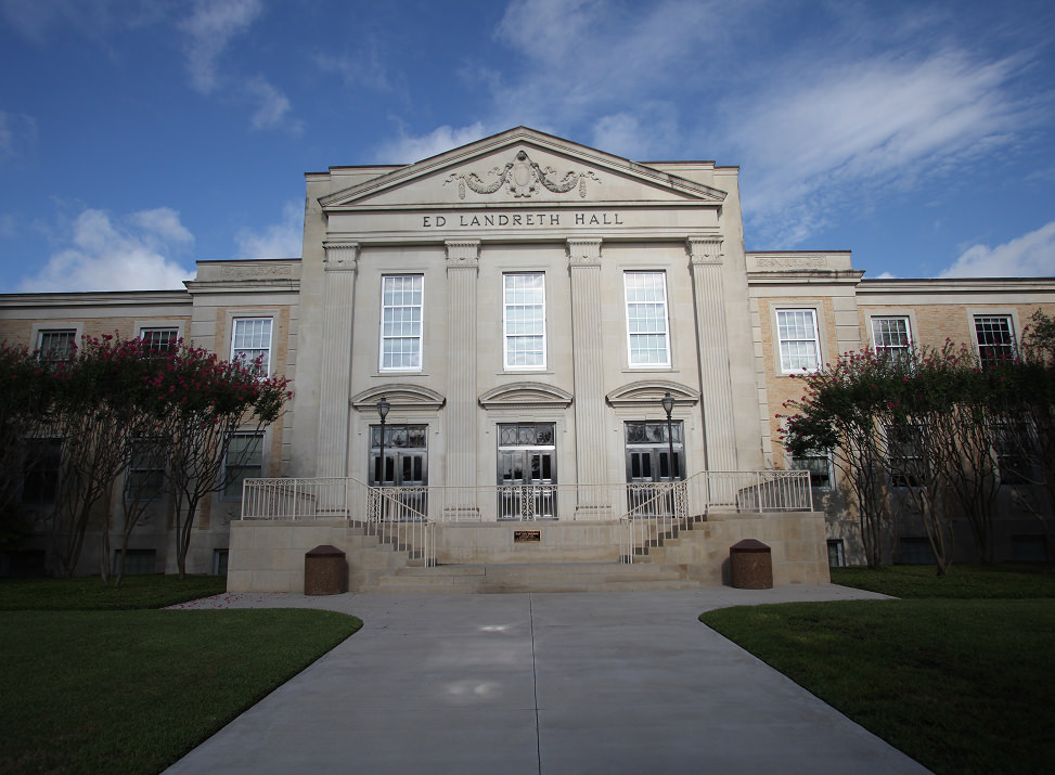 Front of Ed Landreth Hall