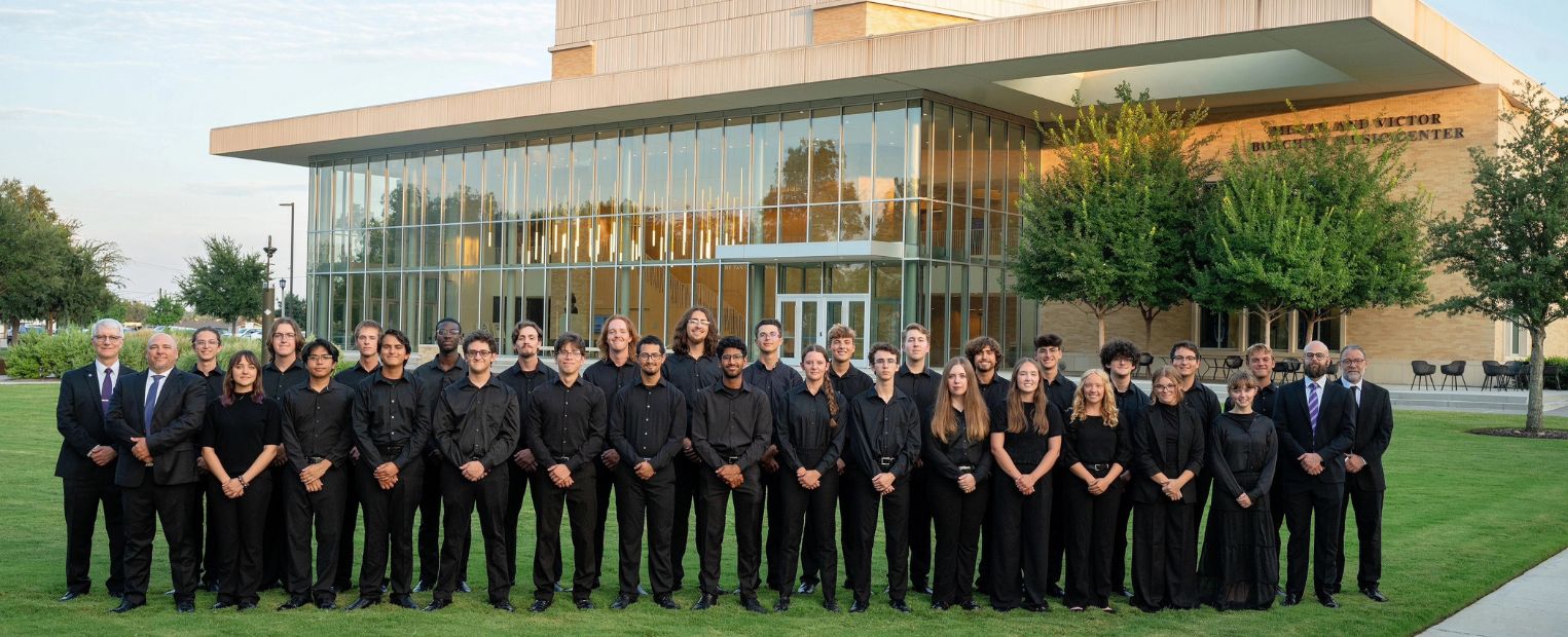 TCU Percussion Orchestra, conducted by Professor Brian A. West.
