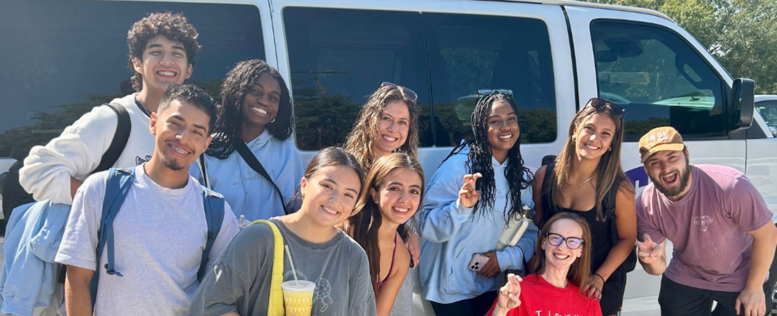 SCCD faculty and students before departing for the TDIF Festival.