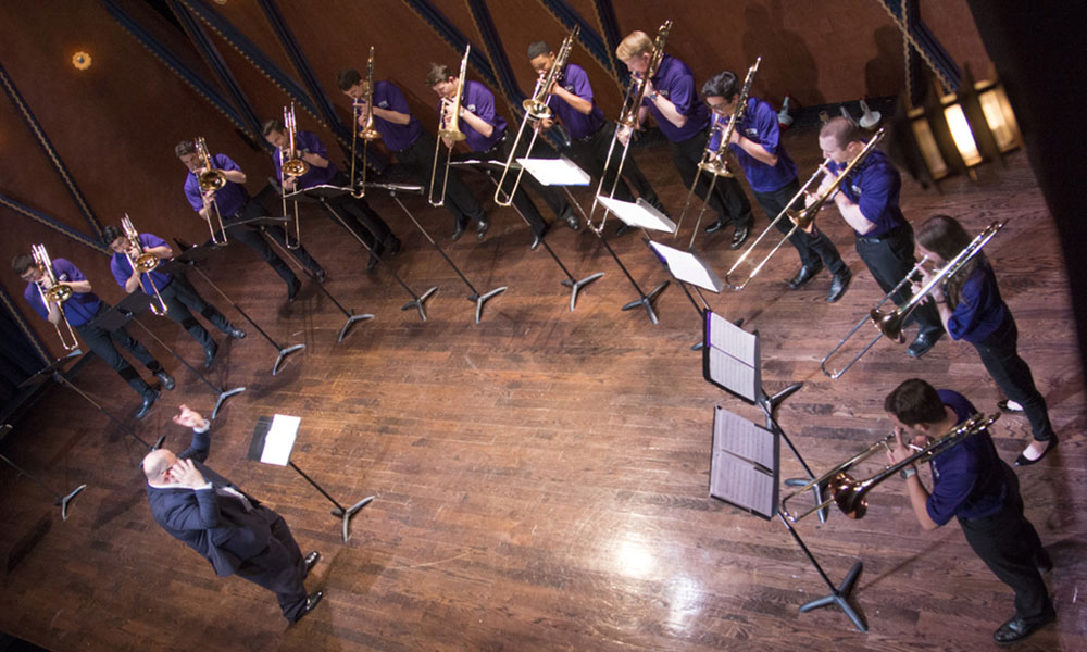 TCU trombone choir