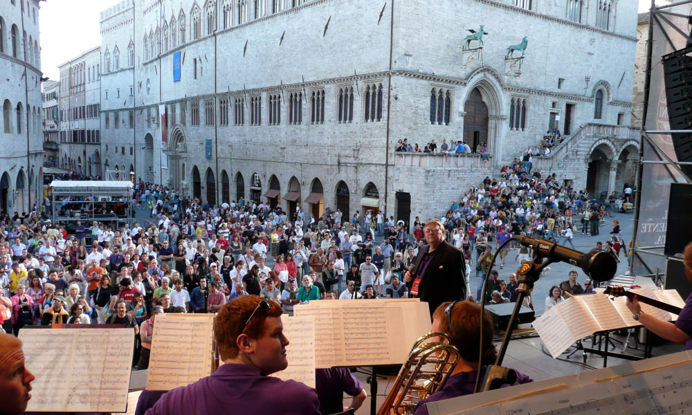 TCU Jazz ensemble in Italy