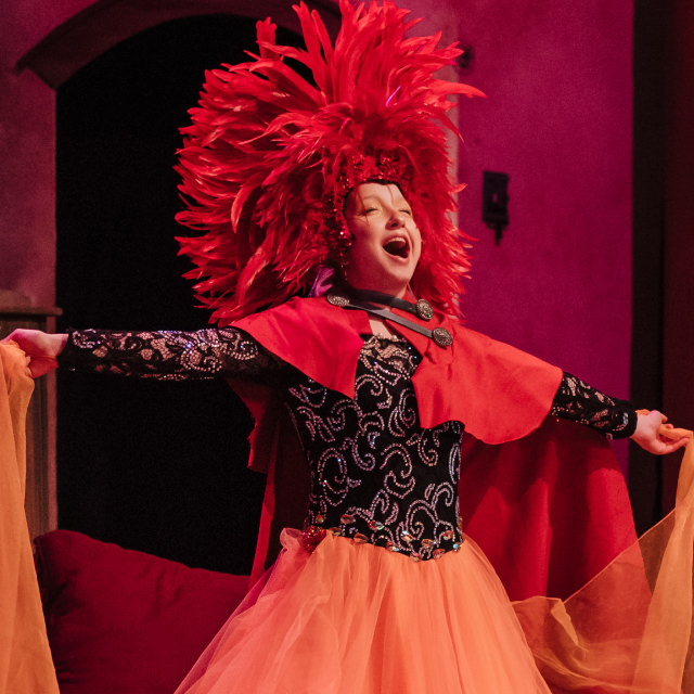 opera singer on stage